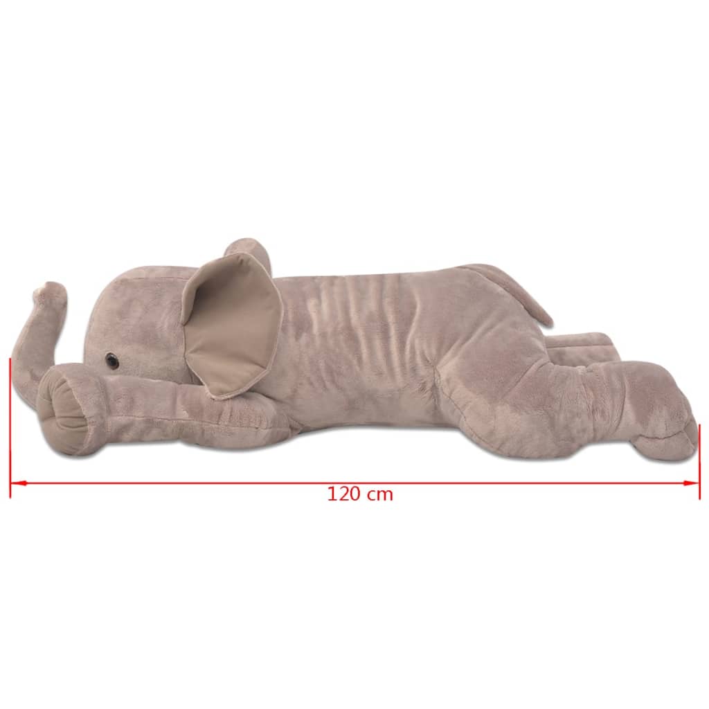 Berkfield Plush Cuddly Toy Elephant XXL 120 cm