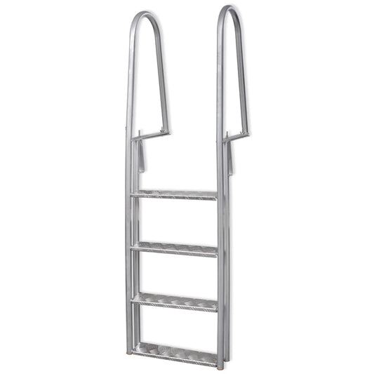 Berkfield 4-Step Dock/Pool Ladder Aluminium 167 cm