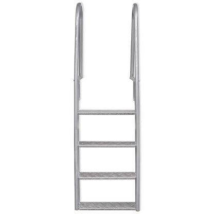 Berkfield 4-Step Dock/Pool Ladder Aluminium 167 cm