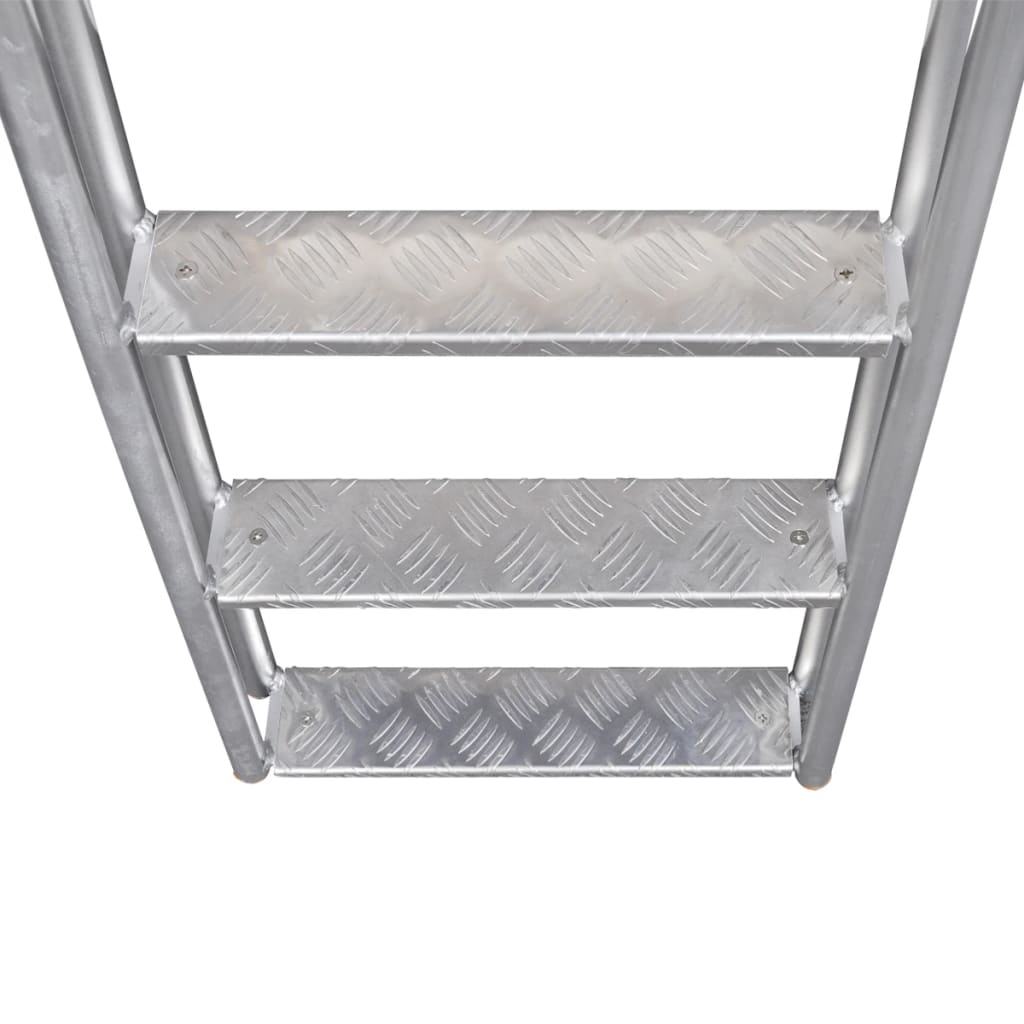 Berkfield 4-Step Dock/Pool Ladder Aluminium 167 cm
