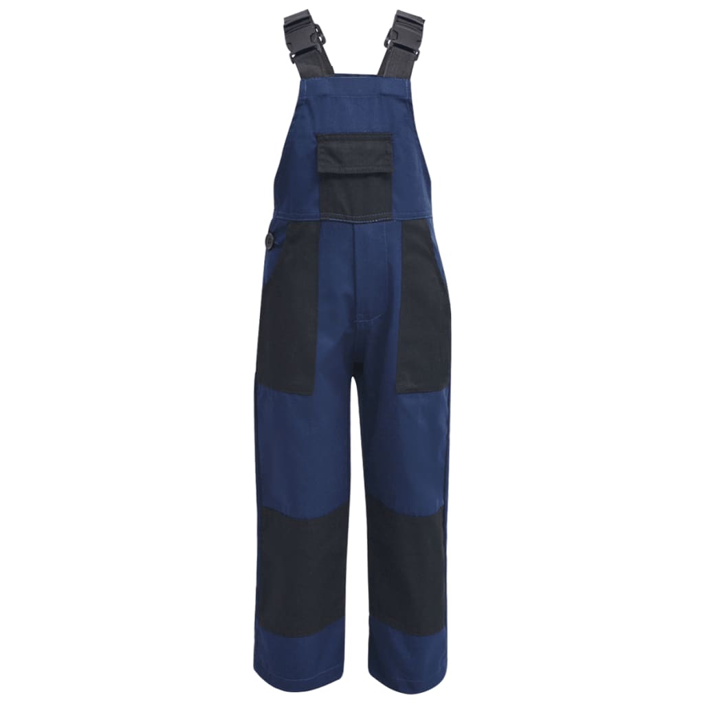 Berkfield Kid's Bib Overalls Size 110/116 Blue