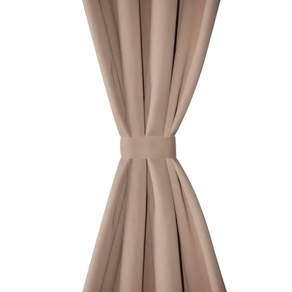Berkfield Blackout Curtains 2 pcs with Metal Eyelets 135x175 cm Cream