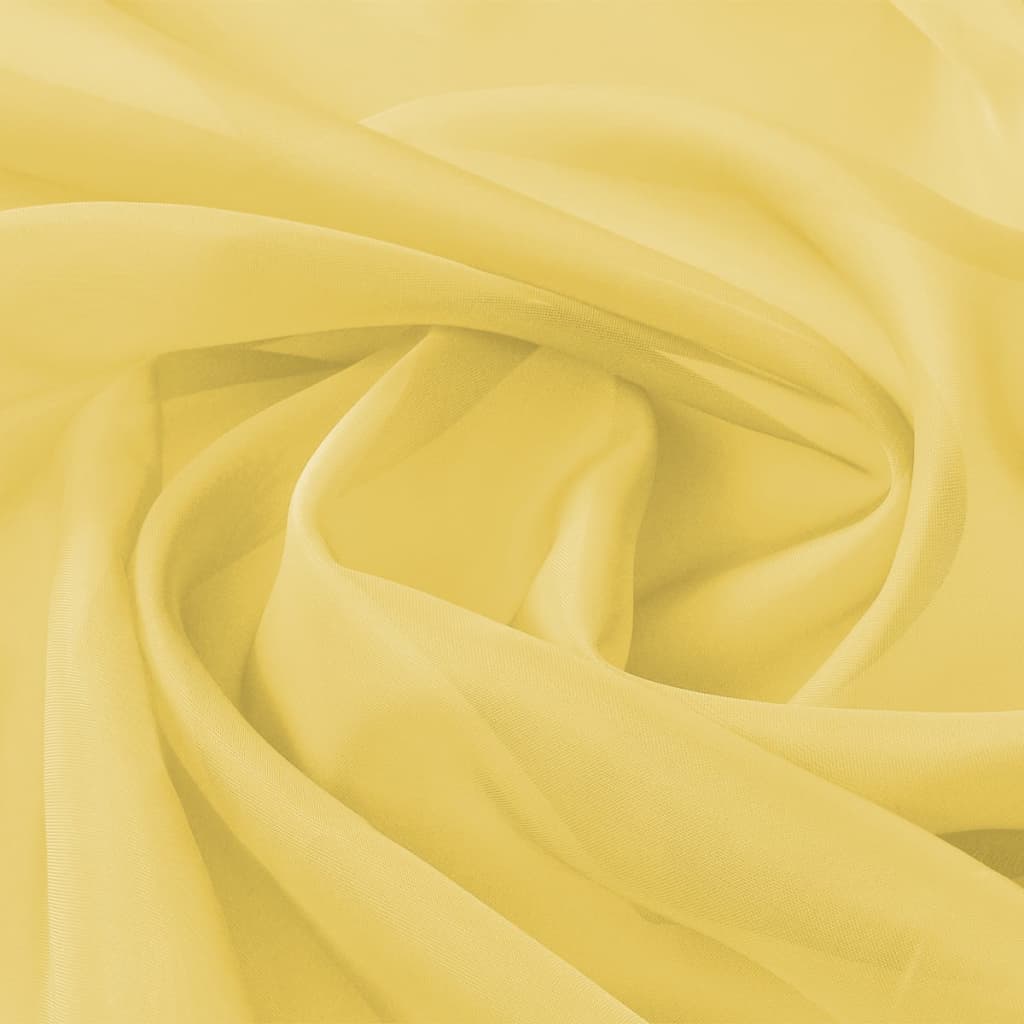 Berkfield Voile Fabric 1.45x20 m Yellow
