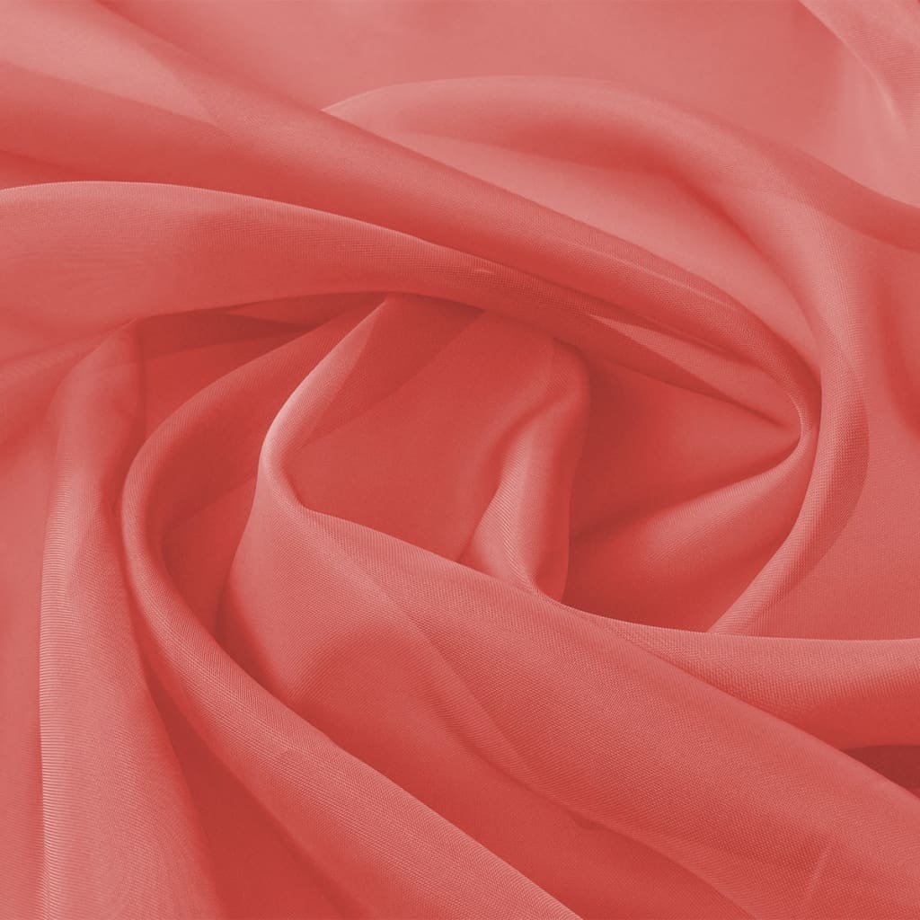 Berkfield Voile Fabric 1.45x20 m Red