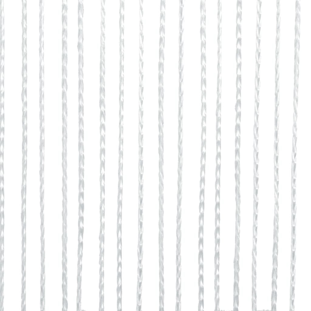 Berkfield String Curtains 2 pcs 140x250 cm White