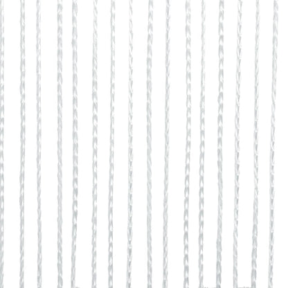Berkfield String Curtains 2 pcs 140x250 cm White