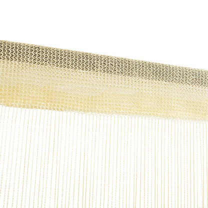 Berkfield String Curtains 2 pcs 100x250 cm Cream