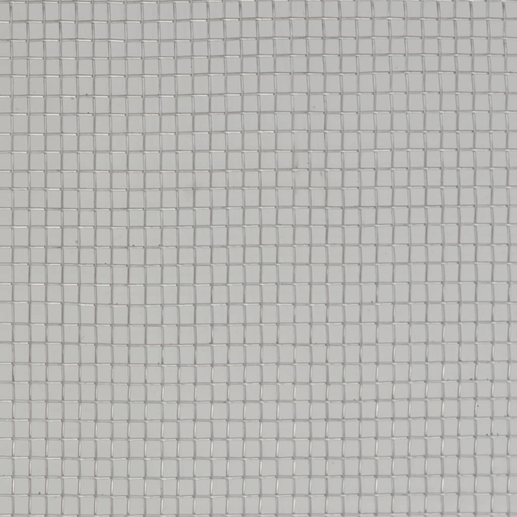 Berkfield Mesh Screen Stainless Steel 150x500 cm Silver