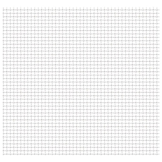 Berkfield Crimped Garden Wire Fence Stainless Steel 50x50 cm 21x21x2.5 mm