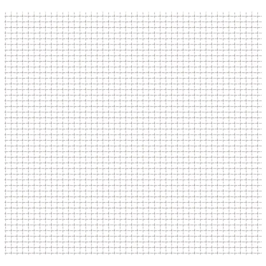 Berkfield Crimped Garden Wire Fence Stainless Steel 50x50 cm 31x31x3 mm