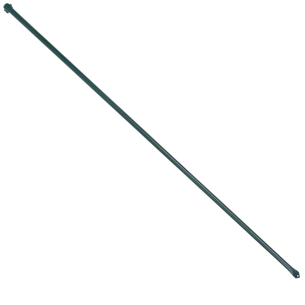 Berkfield Garden Posts 10 pcs 1.5 m Metal Green