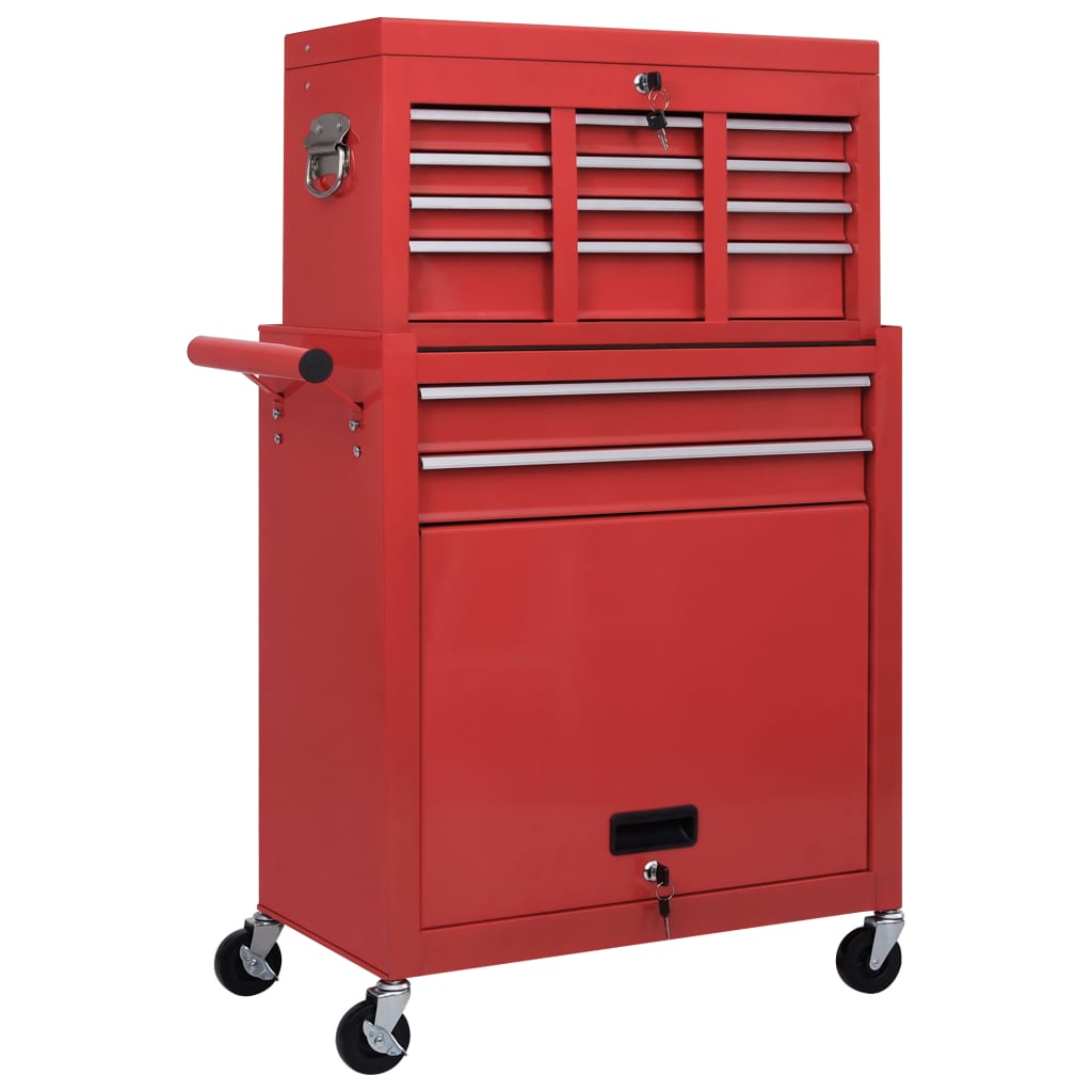 Berkfield Tool Trolley with Tools 7 Layers