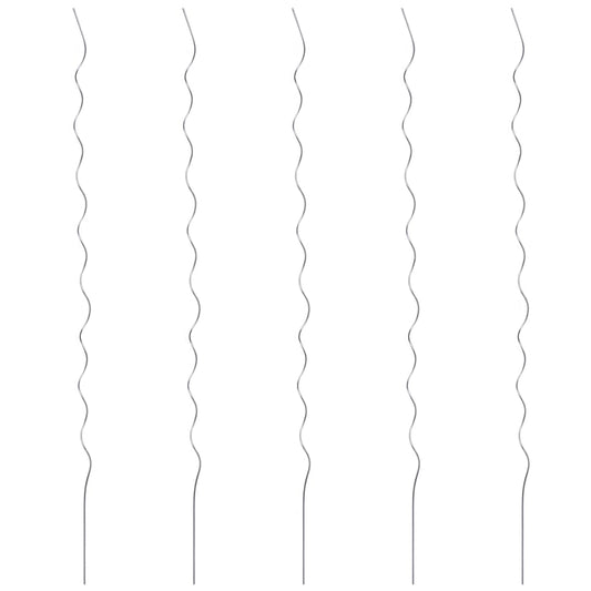 Berkfield 5 pcs Spiral Plant Supports 110 cm Galvanised Steel