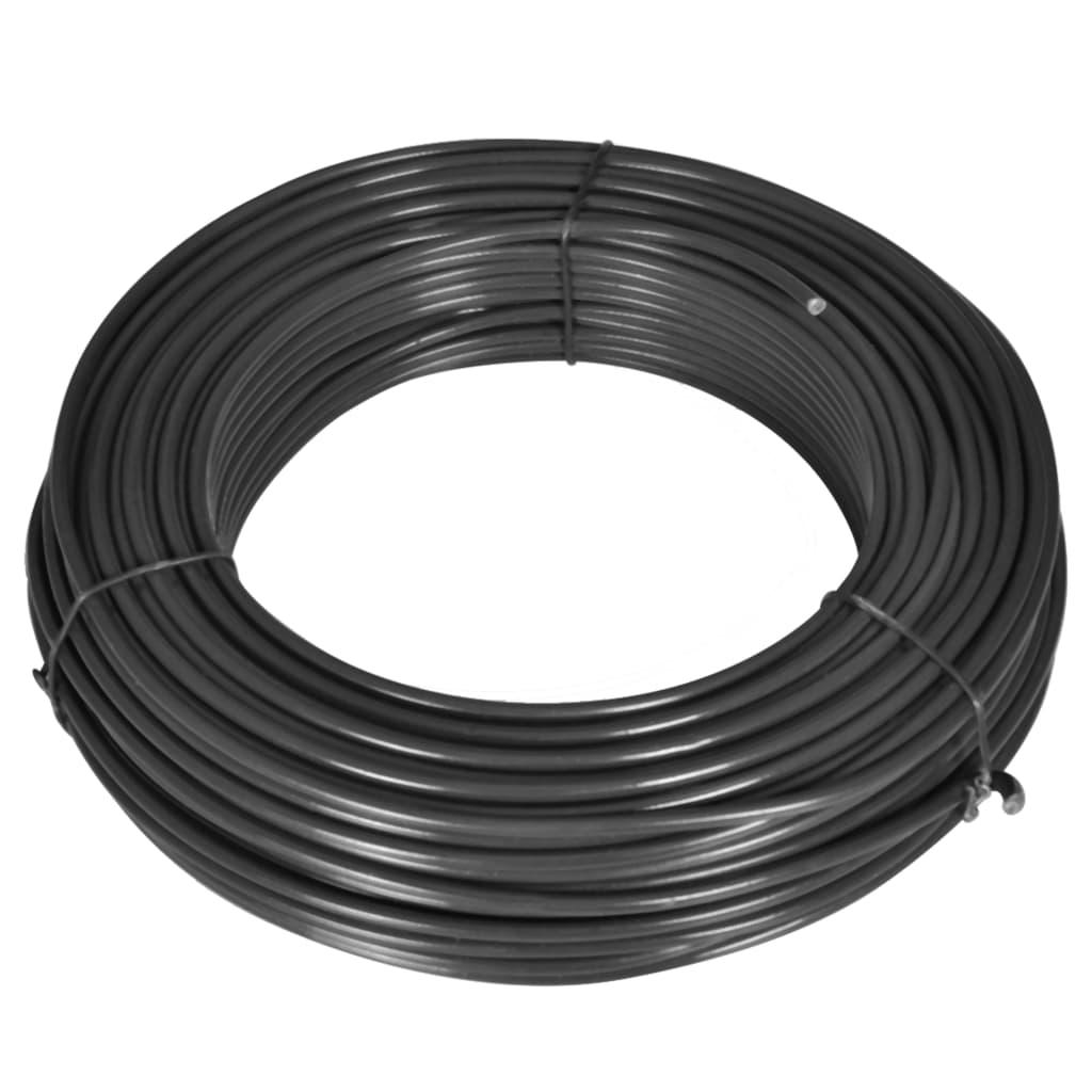 Berkfield Fence Line Wire 55 m 2.1/3.1 mm Steel Grey
