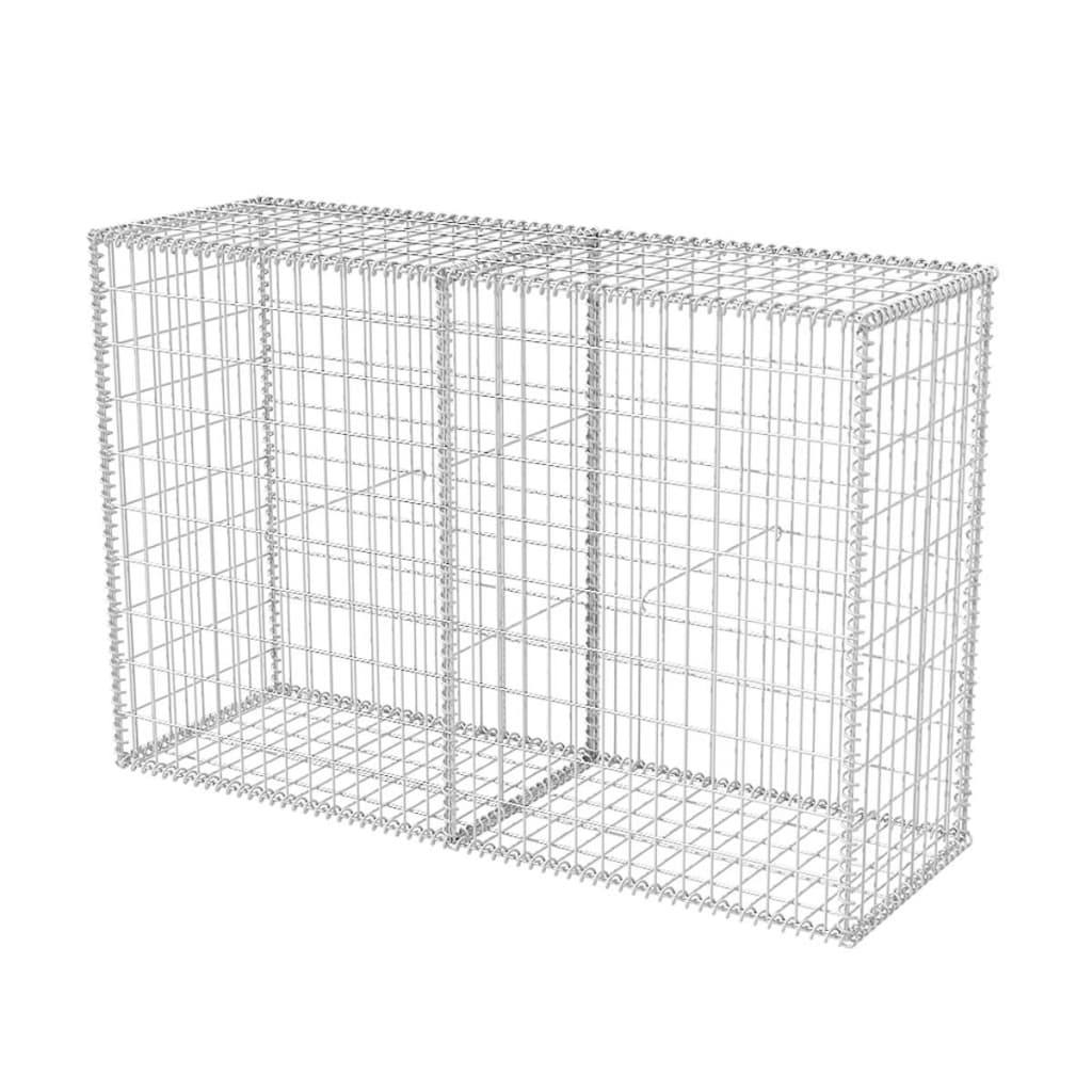 Berkfield Gabion Basket Galvanised Steel 150x50x100 cm