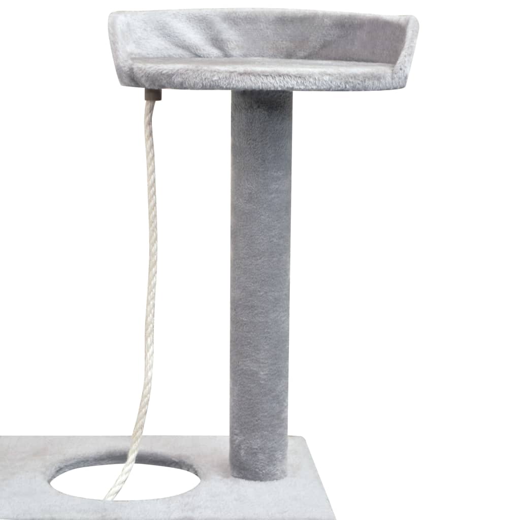 Berkfield Cat Tree with Sisal Scratching Posts 150 cm Grey