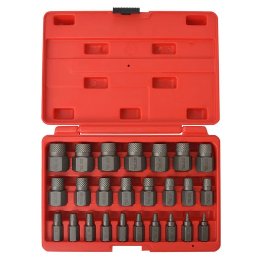 Berkfield 25 Piece Multi-Spline Screw Extractor Set Steel