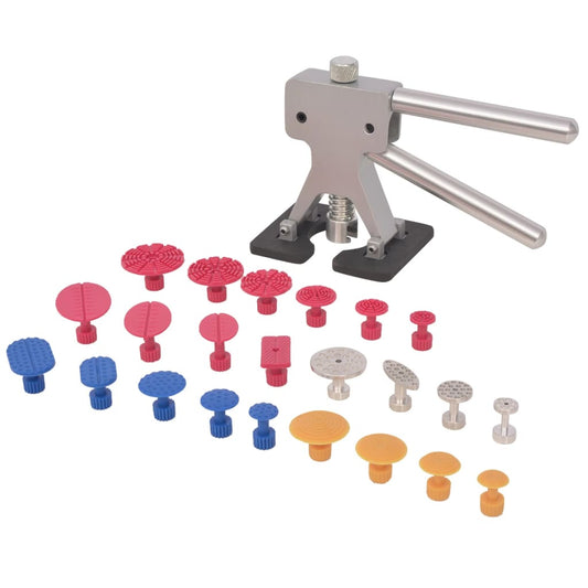 Berkfield 24 Piece Paintless Dent Repair Dent Lifter Set Stainless Steel