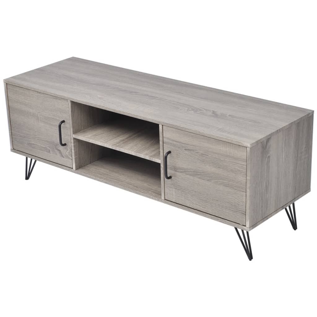 Berkfield TV Cabinet 120x40x45 cm Grey
