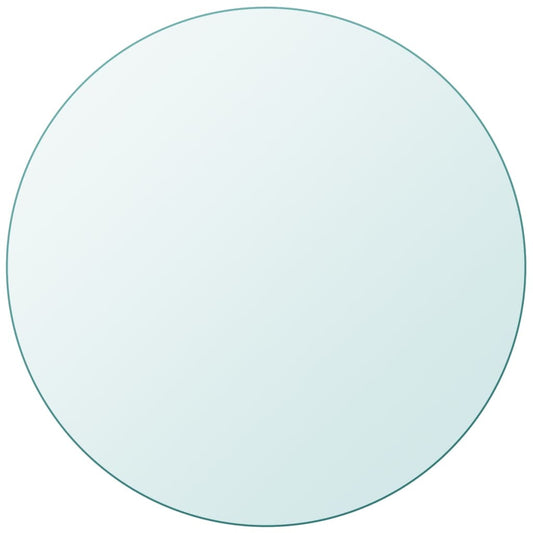 Berkfield Table Top Tempered Glass Round 300 mm