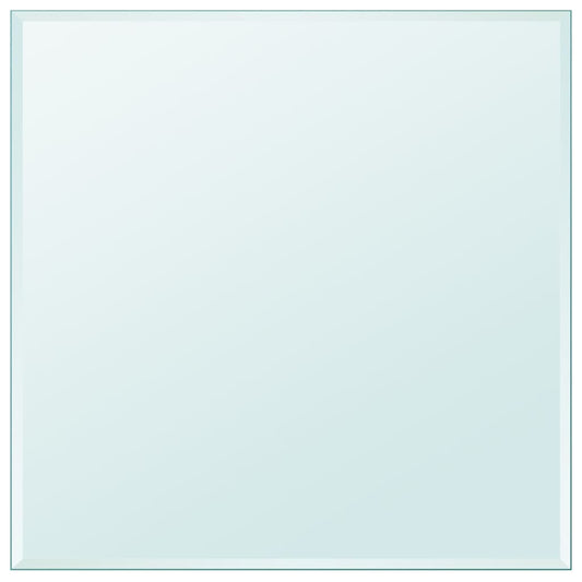 Berkfield Table Top Tempered Glass Square 800x800 mm