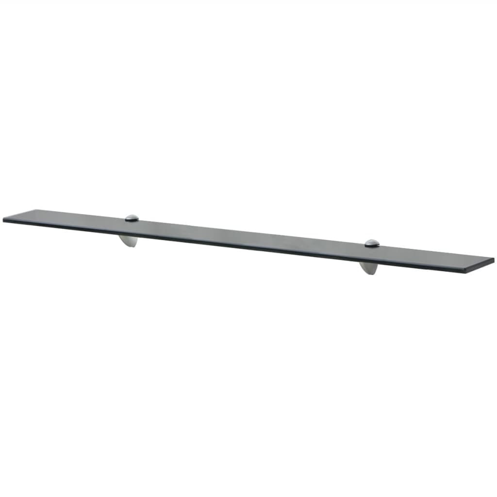 Berkfield Floating Shelf Glass 100x20 cm 8 mm