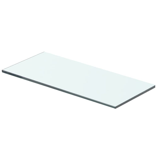 Berkfield Shelf Panel Glass Clear 40x12 cm