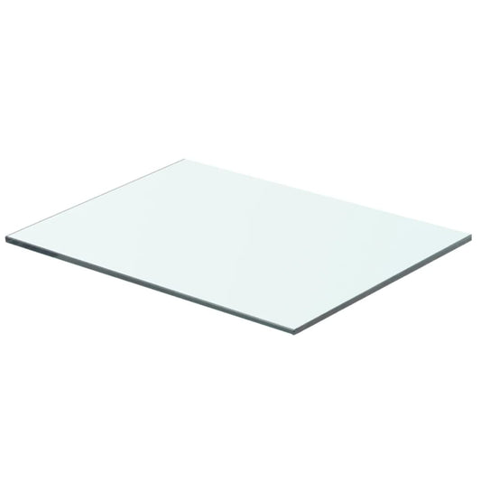 Berkfield Shelf Panel Glass Clear 40x25 cm