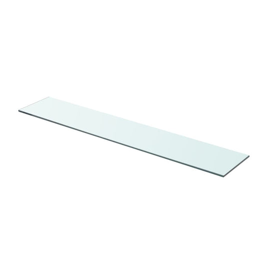 Berkfield Shelf Panel Glass Clear 80x15 cm
