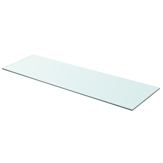 Berkfield Shelf Panel Glass Clear 90x30 cm