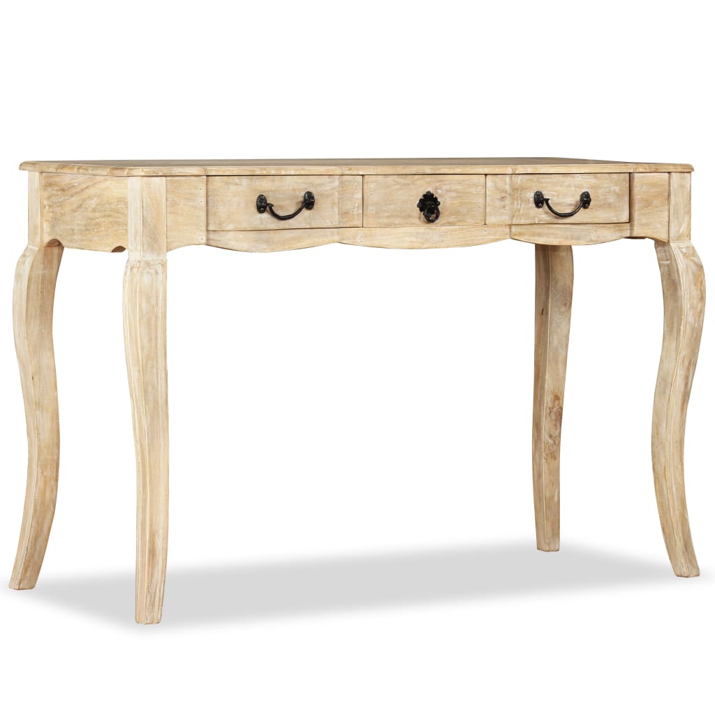 Berkfield Console Table Solid Mango Wood 120x50x80 cm
