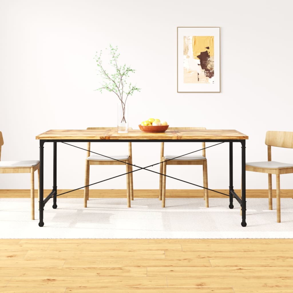 Berkfield Dining Table Solid Mango Wood 180 cm