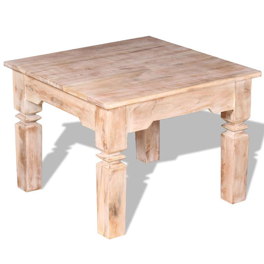Berkfield Coffee Table Acacia Wood 60x60x45 cm