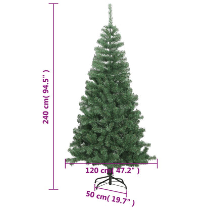 Berkfield Artificial Christmas Tree L 240 cm Green
