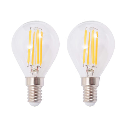 Berkfield Wall Lamps 2 pcs with 2 LED Filament Bulbs 8 W