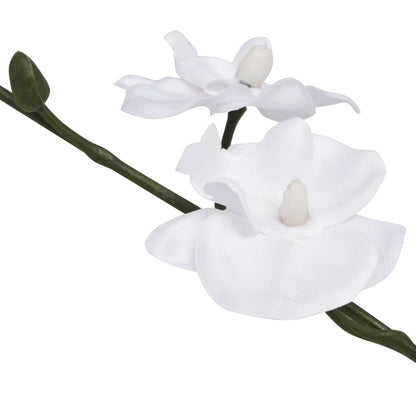 Berkfield Artificial Orchid Plant with Pot 30 cm White