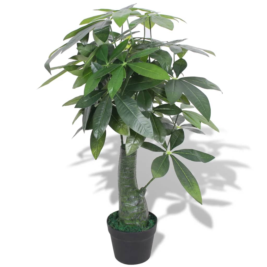 Berkfield Artificial Fortune Tree Plant with Pot 85 cm Green