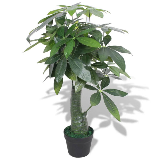 Berkfield Artificial Fortune Tree Plant with Pot 85 cm Green