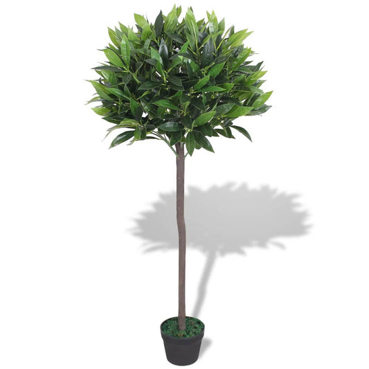 Berkfield Artificial Bay Tree Plant with Pot 125 cm Green