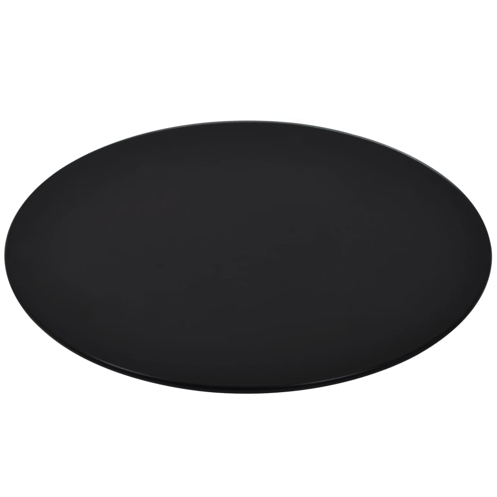 Berkfield Table Top Tempered Glass Round 700 mm