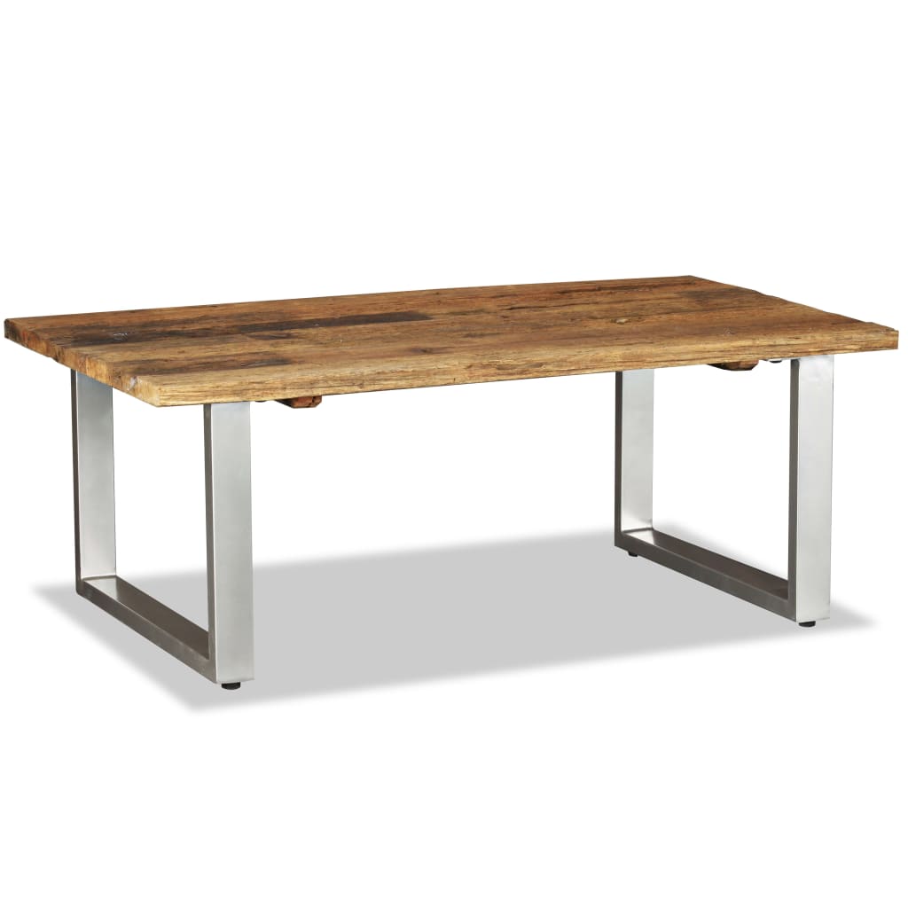 Berkfield Coffee Table Solid Reclaimed Wood 100x60x38 cm