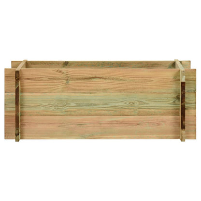 Berkfield Garden Raised Vegetable Bed Impregnated Pinewood 80 cm