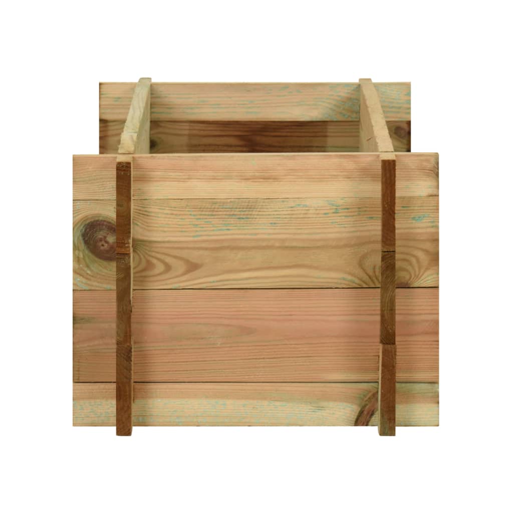 Berkfield Garden Raised Vegetable Bed Impregnated Pinewood 80 cm