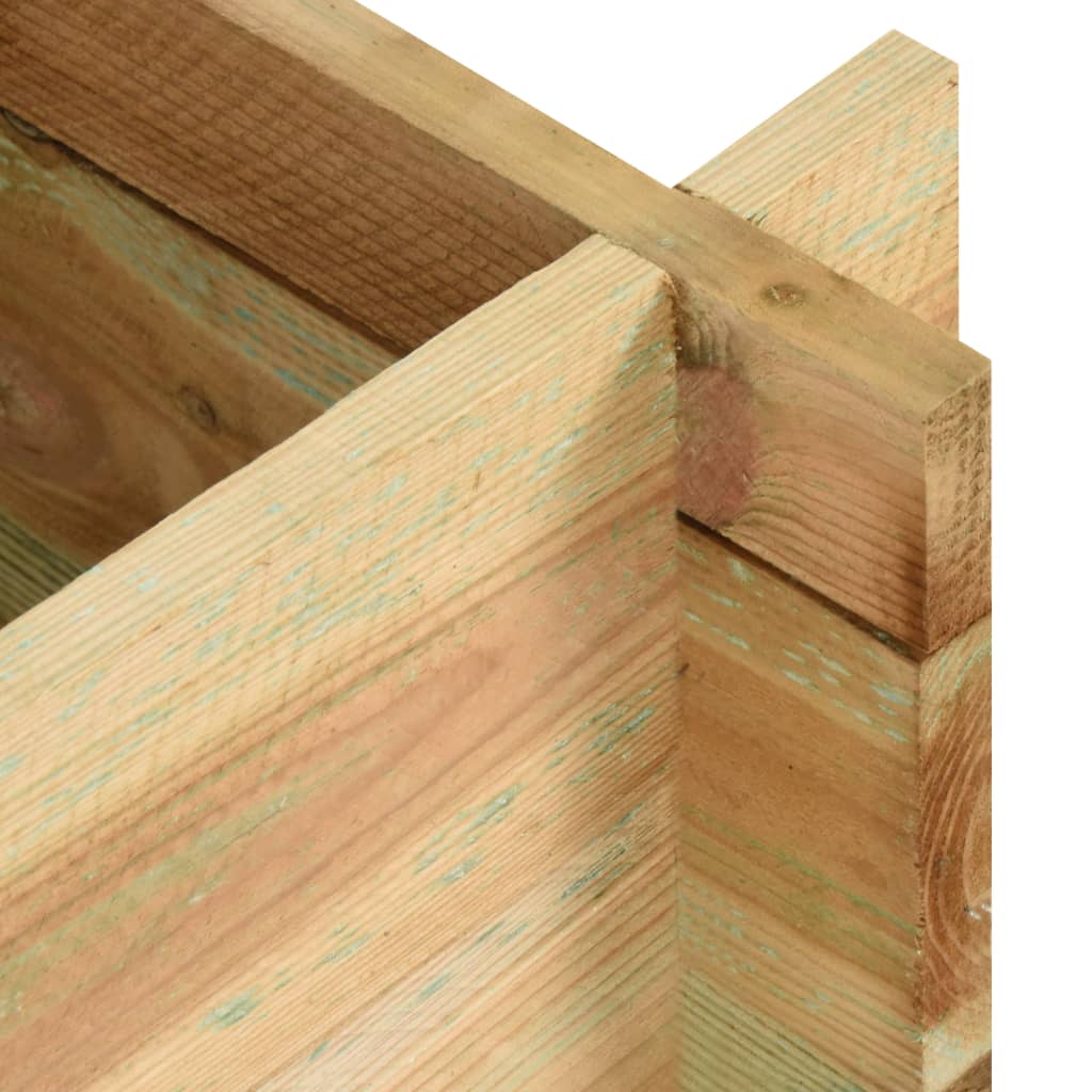 Berkfield Garden Raised Vegetable Bed Impregnated Pinewood 80 cm