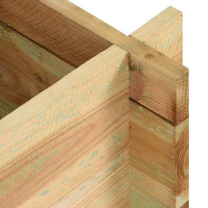 Berkfield Garden Raised Vegetable Bed Impregnated Pinewood 80 cm