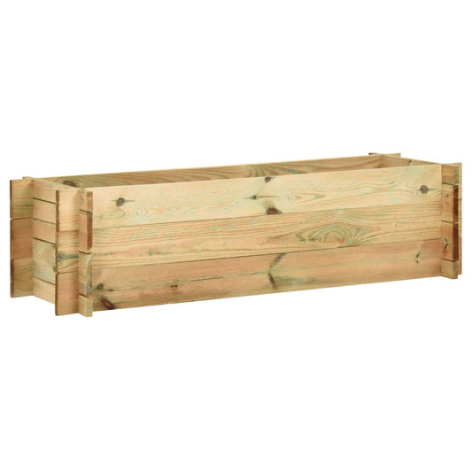 Berkfield Garden Raised Vegetable Bed Impregnated Pinewood 120 cm
