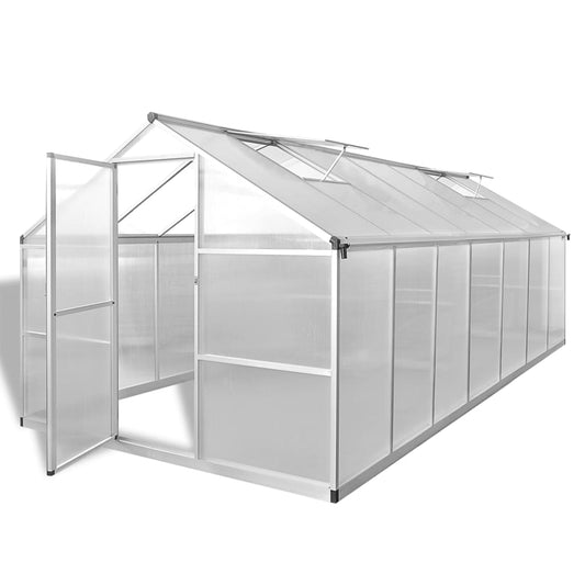 Berkfield Greenhouse Reinforced Aluminium 10.53 m�__