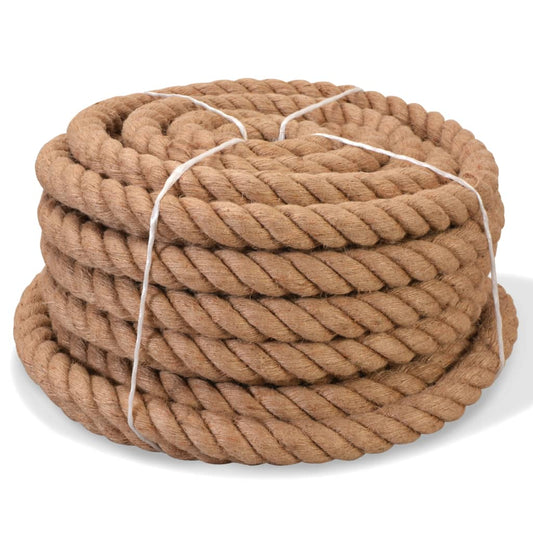 Berkfield Rope 100% Jute 14 mm 100 m