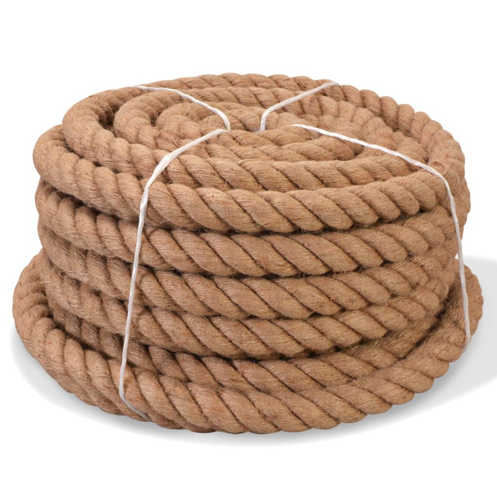 Berkfield Rope 100% Jute 20 mm 50 m