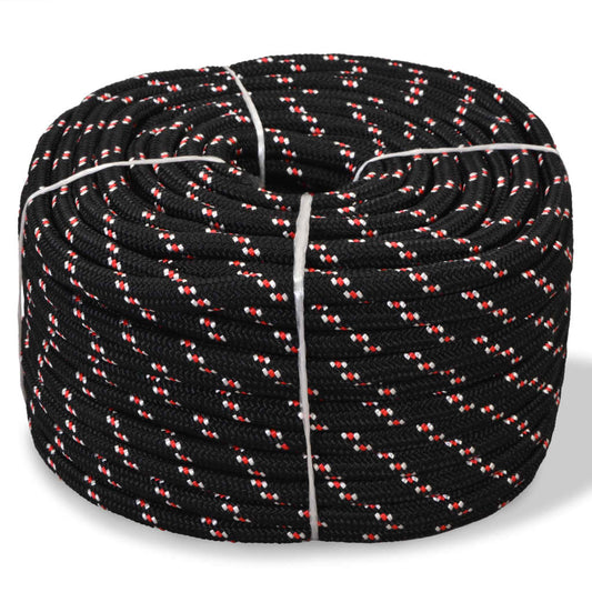 Berkfield Marine Rope Polypropylene 14 mm 50 m Black